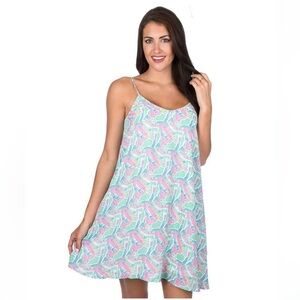 NWT Lauren James tropical swing dress